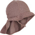 Mikk-Line Summerhat Long Neck UPF50+ w. Embroidery Hats Twilight Mauve